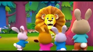 Animal Adventure Parade | Fun Cartoon for Toddlers with Lion, Bird, Frog & Elephant!