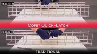 Traditional Cable Tray Installation Methods vs Cope Quick Latch