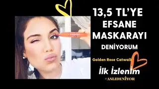 A101'DEN 13.5TL'YE ALDIĞIM GOLDEN ROSE UN EFSANE MASKARASINI DENİYORUM!