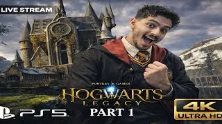 Exploring Hogwarts LIVE in 4K ULTRA HD 😍 | Hogwarts Legacy Gameplay