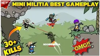 DAY-145 | Mini Militia Best Gameplay🔥#minimilitiamodapk #minimilitia #minimilitiaclassic