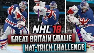 Сможет ли вратарь сборной Великобритании оформить хет-трик в режиме &laquo;NHL Threes&raquo;? (NHL 18 Challenge)