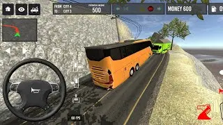 Bus accident while climbing the hill😯 | Euro Bus public transportation Android Gameplay #busgame 