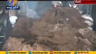 Electric short circuit causes fire in factory at west Godavari