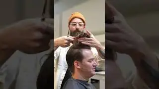 Blake cutting at Hair Revival Studio