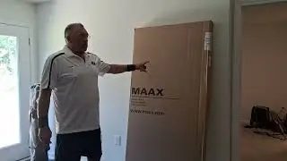 Maax shower door install