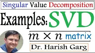 Examples of SVD for Rectangular Matrix