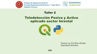 Taller 2. Teledetección Pasiva y Activa  aplicado Forestal | Sensores, Satélites y Monitoreo