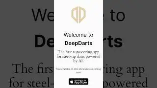 DeepDarts AI Autoscoring app review! #darts #dartsport #180 #deepdarts #dartsreview #scolia #omni