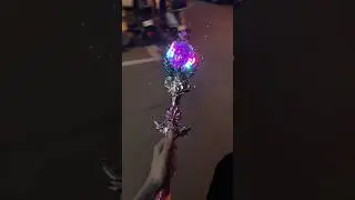 Fairy Magic Wand Light Up Diamonds Stick | Fairy Stick #shorts #magicwand