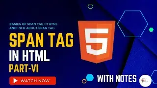 Span Tag in HTML by @study_with_yourself