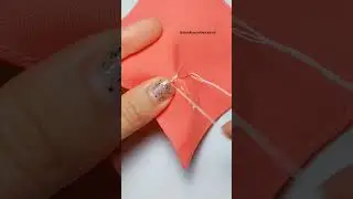 C&oacute;mo hacer #ojal a mano #costuraparainiciantes #diy #sewing #facilyrapido