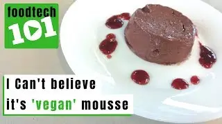 Vegan Chocolate Mousse | Chocolate Pudding | FOOD TECH 101