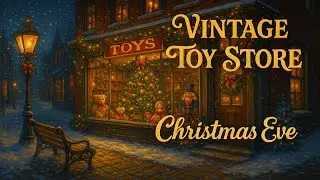 Vintage Toy Store on Christmas Eve 🎄 Soft 1940s Music | 10 Minute Escape (4K)