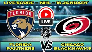 🔴 Florida Panthers vs Carolina Hurricanes | NHL Play by Play | Live Score Update 17 January