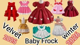 Stylish Winter Baby Frock Designs 2025-26| Latest Baby Frock Dress Design For Winter| leftover frock