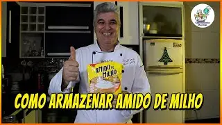 COMO ARMAZENAR AMIDO DE MILHO POR 5 ANOS #armazenaralimentos #amidodemilho
