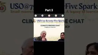 Clean Air, Climate & Conscious Choices | USO@75 Fireside Chat with Professor Viney Aneja #USOIndia