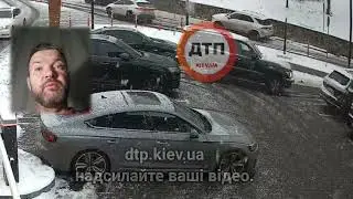 Красивий придатний хлопець на елітному лексус підбив BMW на парковці магазину Egersund Seafood 