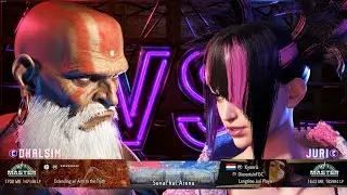 Street Fighter 6 Online Matches #342 - ********** (Dhalsim) vs Kyneris (Juri)