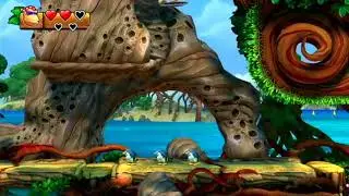 Donkey Kong Tropical Freeze 1-2 Shipwreck Shore Full walkthrough with Funky