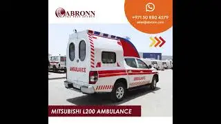 Transforming Lives: Mitsubishi L200 Ambulance Conversion by Abronn FZE | Saving Lives in Style!