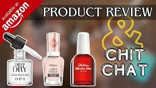 OPI Drip Dry Lacquer | Sally Hansen Color Therapy Base Coat | Insta-dri Top Coat Review