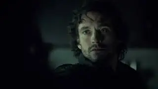 Will threatens Hannibal in his kitchen