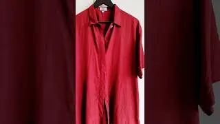 RENATA GIBALDI burgundy silk blouse 🌹 #shorts #fashion #resale #vintage #blouse #red #passion #шелк