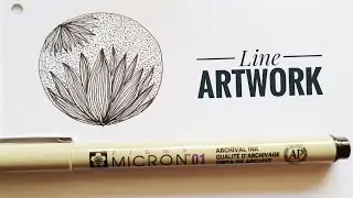 Line ARTWORK with Sakura micro pigma 01