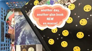 another day, another glue book - NEW en masse #gluebook #gluebookjournal