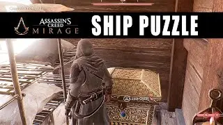 Assassin's Creed Mirage Contact the Rebels ship puzzle gold chest