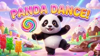 Panda Lollipop Dance | Cute Panda Kids Song | 3D Cartoon Dance for Children