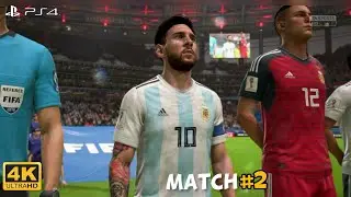 FIFA 18 : World Cup Russia | Argentina vs Croatia | Match #2 | PS4 Gameplay