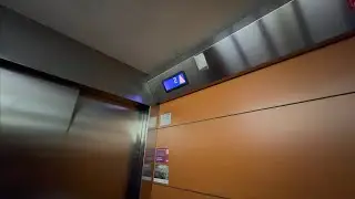 2009 ThyssenKrupp MRL Traction Elevator @ R. da Infância 4, Funchal, Portugal.