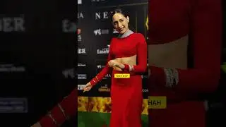 Pragya Jaiswal Looking Gorgeous In Red outfit ❤️❤️ At IIFA MAIN AWARDS GREEN CARPET