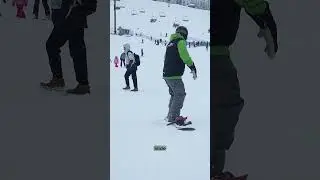 Skating on a Snowboard