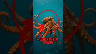 This Animal Has 3 Hearts and 8 Brains 🐙😳 #OctopusFacts #seaanimals #Octopus