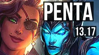 SAMIRA & Nautilus vs KALISTA & Rell (ADC) | Penta, Legendary, 26/3/5, 300+ games | NA Master | 13.17