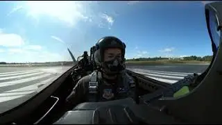 F-22 Raptor Demonstration (FULL 360 VR!)