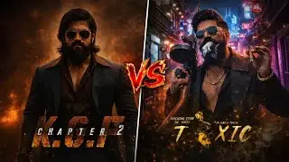 Rockey bhai vs Raya Character, Toxic vs Kgf, Toxic Raya Character is similar to kgf rockey bhai 