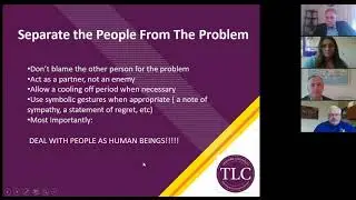 TLC18 | Types of Conflict, How Conflicts Escalate, and Principles for Getting to Yes