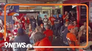 Fans cheer on the Broncos from Mexico