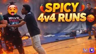 THIS GOT PHYSICAL 😤 | 4v4 Indoor Basketball
