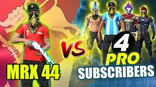 1 vs 4  MRX44 | 29 KILLS  😈  [WHITE444 VERSION]