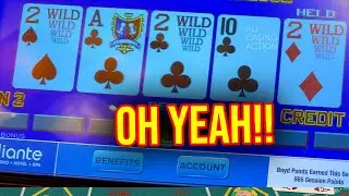 CAME ALL THE WAY BACK!! DEUCES WILD POKER IN LAS VEGAS!!
