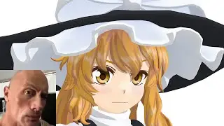 Touhou / 東方 MMD - Marisa Eyebrow Meme