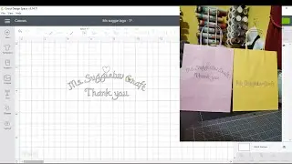 How design your Thank you bags with Cricut Designspace