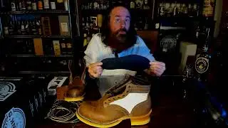 Frank's Boots Rykers CF Stead Kudu Autumn Spice with natural canvas MTO Custom unboxing