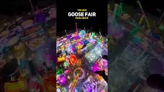 🤯 GOOSE FAIR FROM ABOVE 🪿🎡 #Funfair #GooseFair